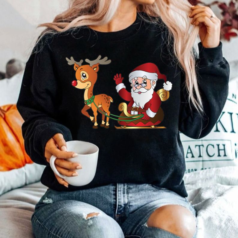 Bluza din bumbac 100% Ren