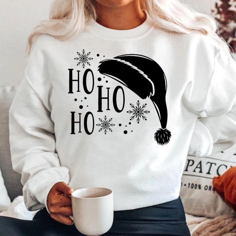 Bluza alba din bumbac 100% HOHOHO Black