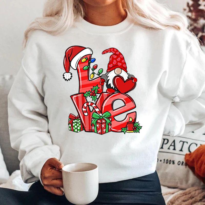 Bluza alba din bumbac 100% Love Red