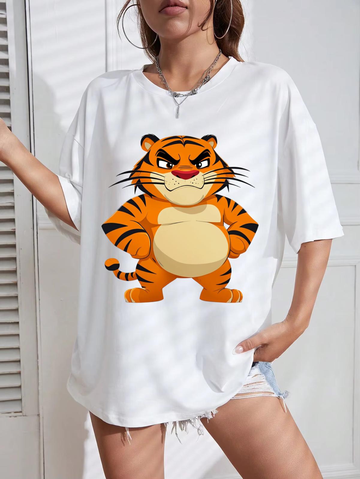 Tricou Oversize din bumbac 100% Orange