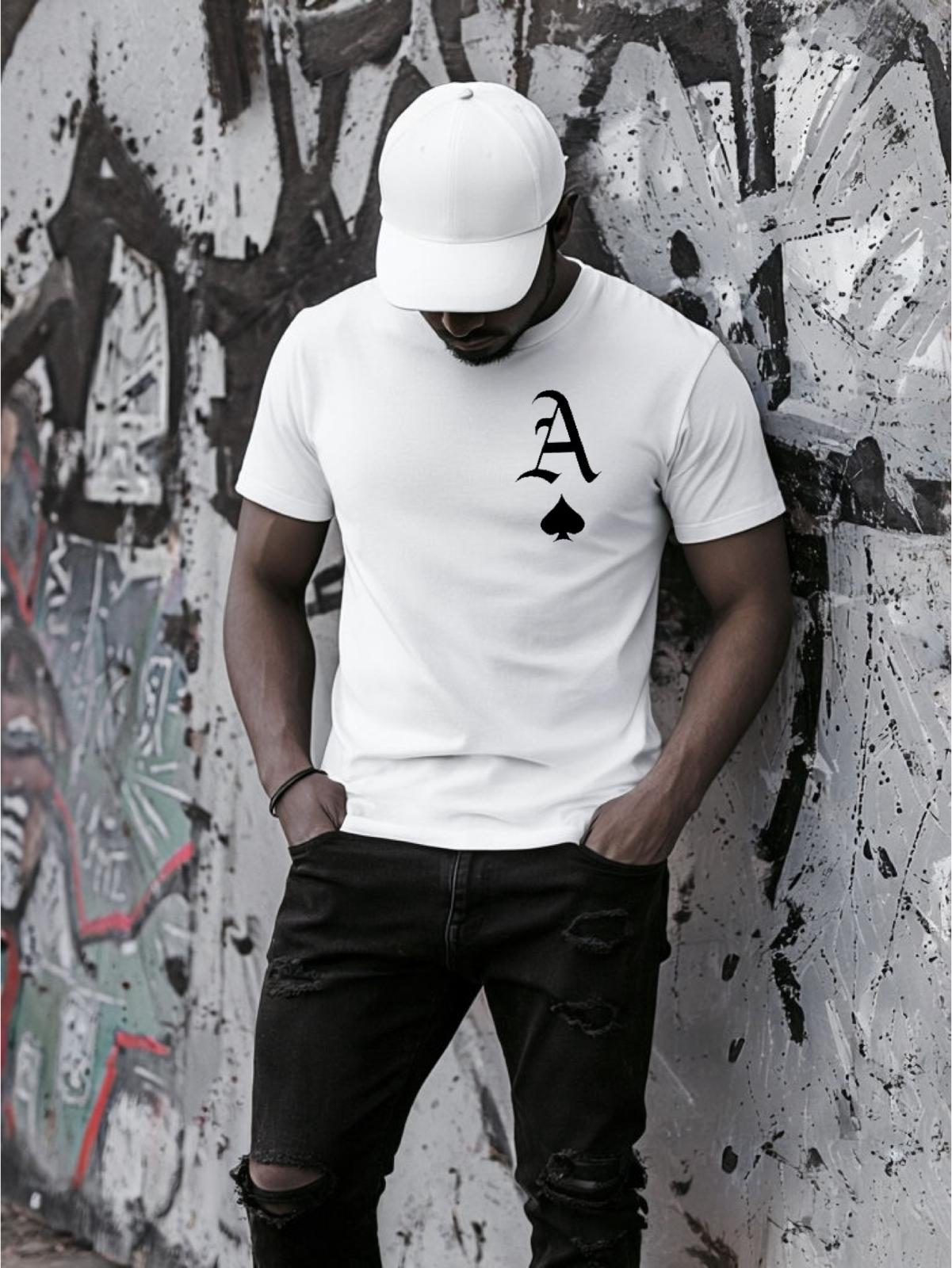 Tricou Alb Barbati A – Bumbac 100%