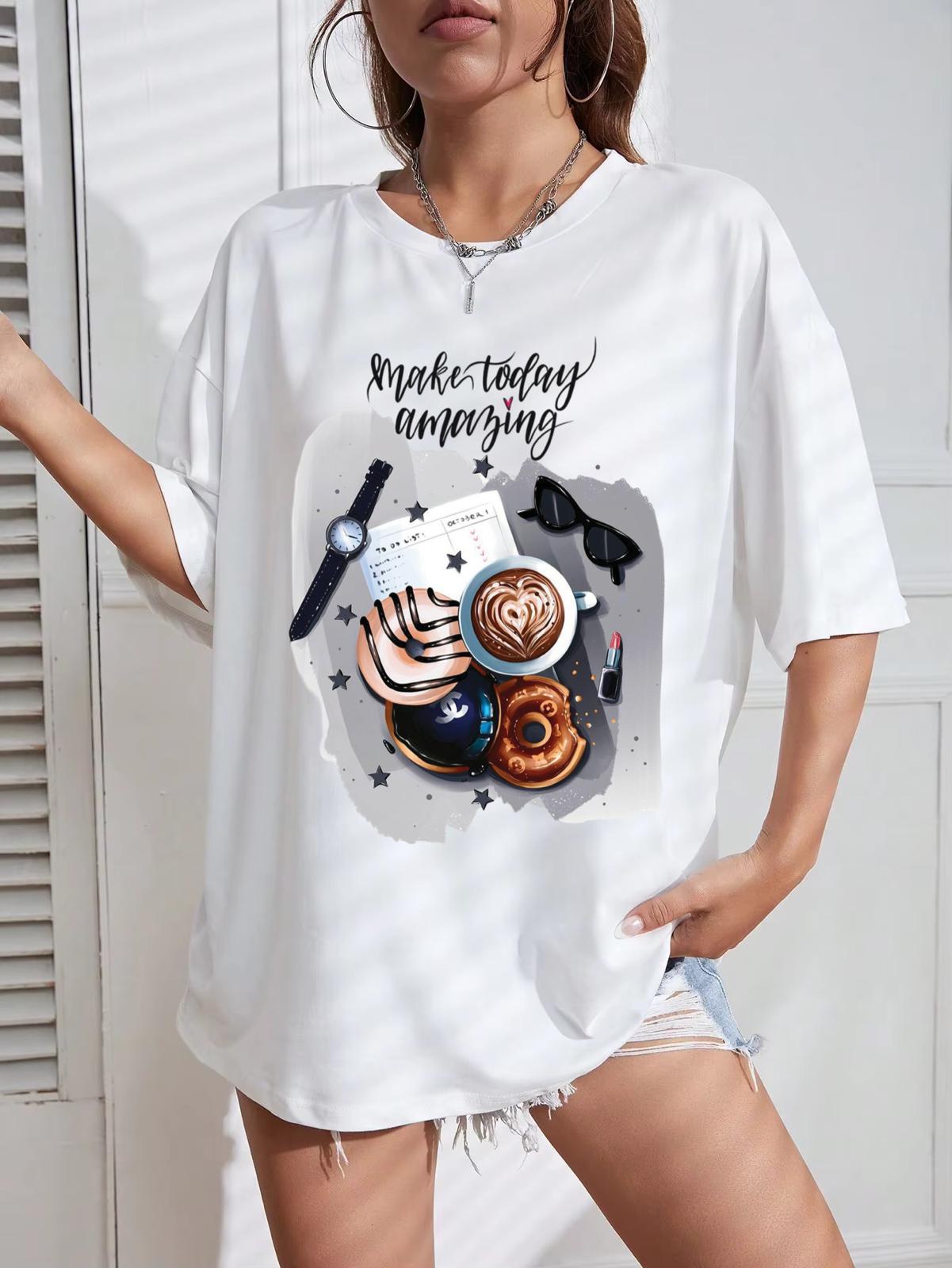 Tricou Oversize din bumbac 100% Today