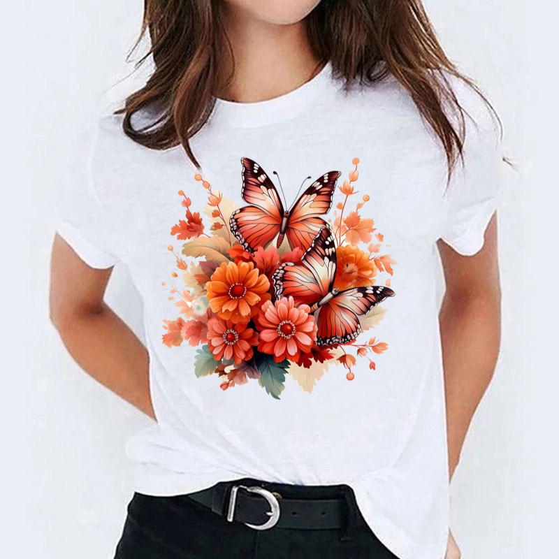 Tricou Orange Butterfly