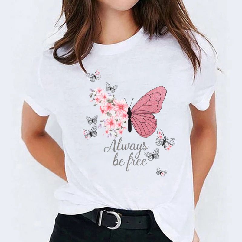 Tricou dama din bumbac 100% Always Be free