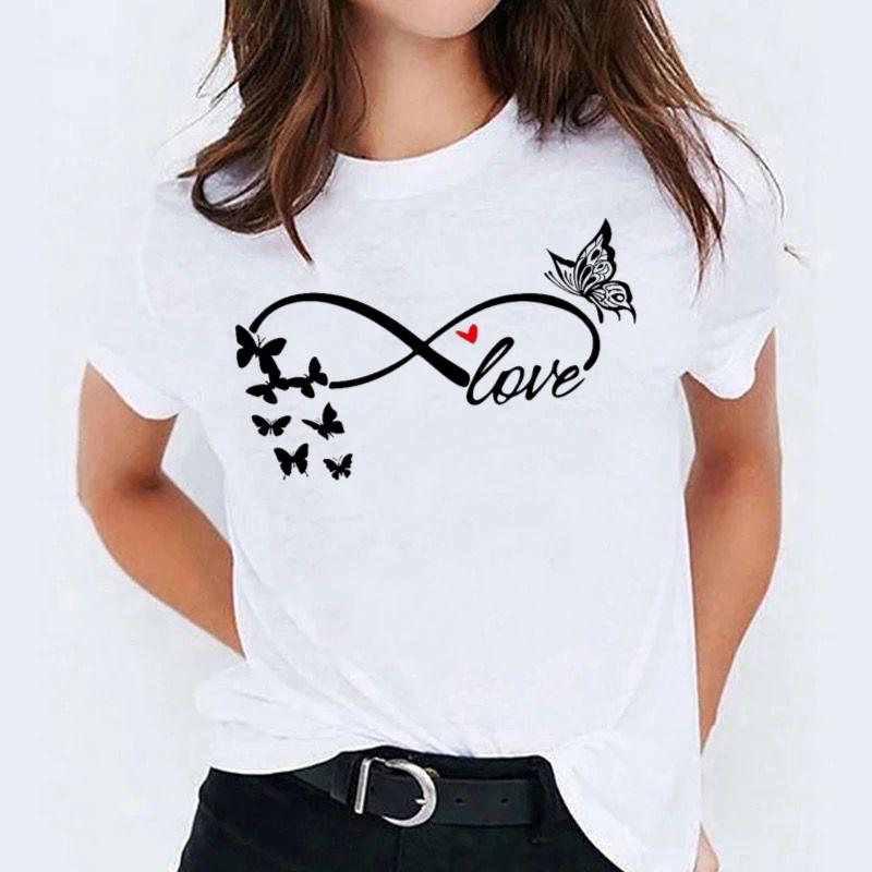 Tricou dama din bumbac 100% Infinite love