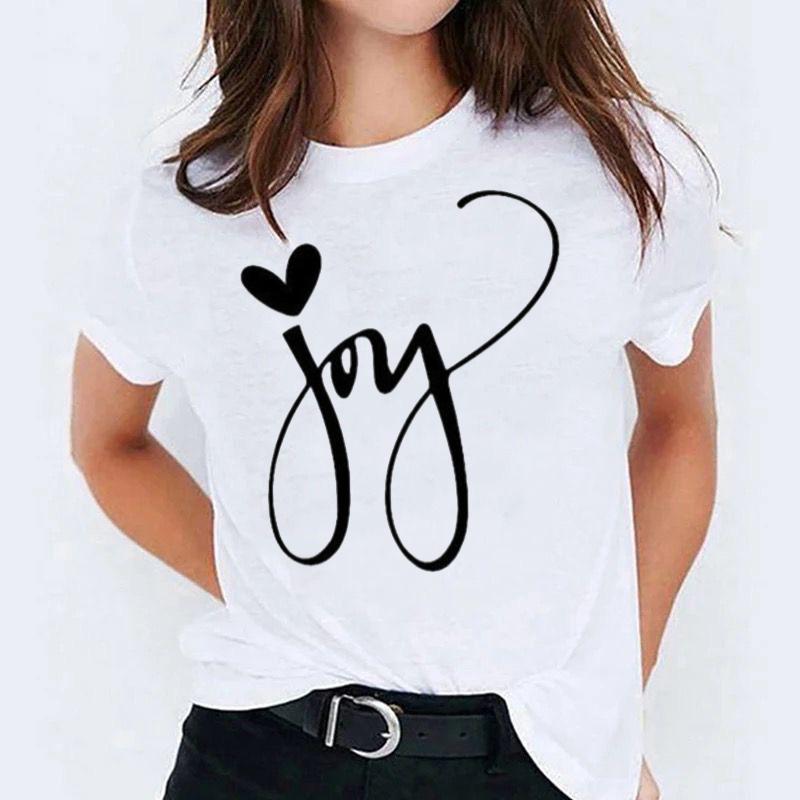 Tricou dama din bumbac 100% Joy