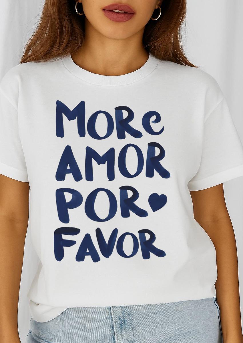 Tricou dama din bumbac 100% Por favor