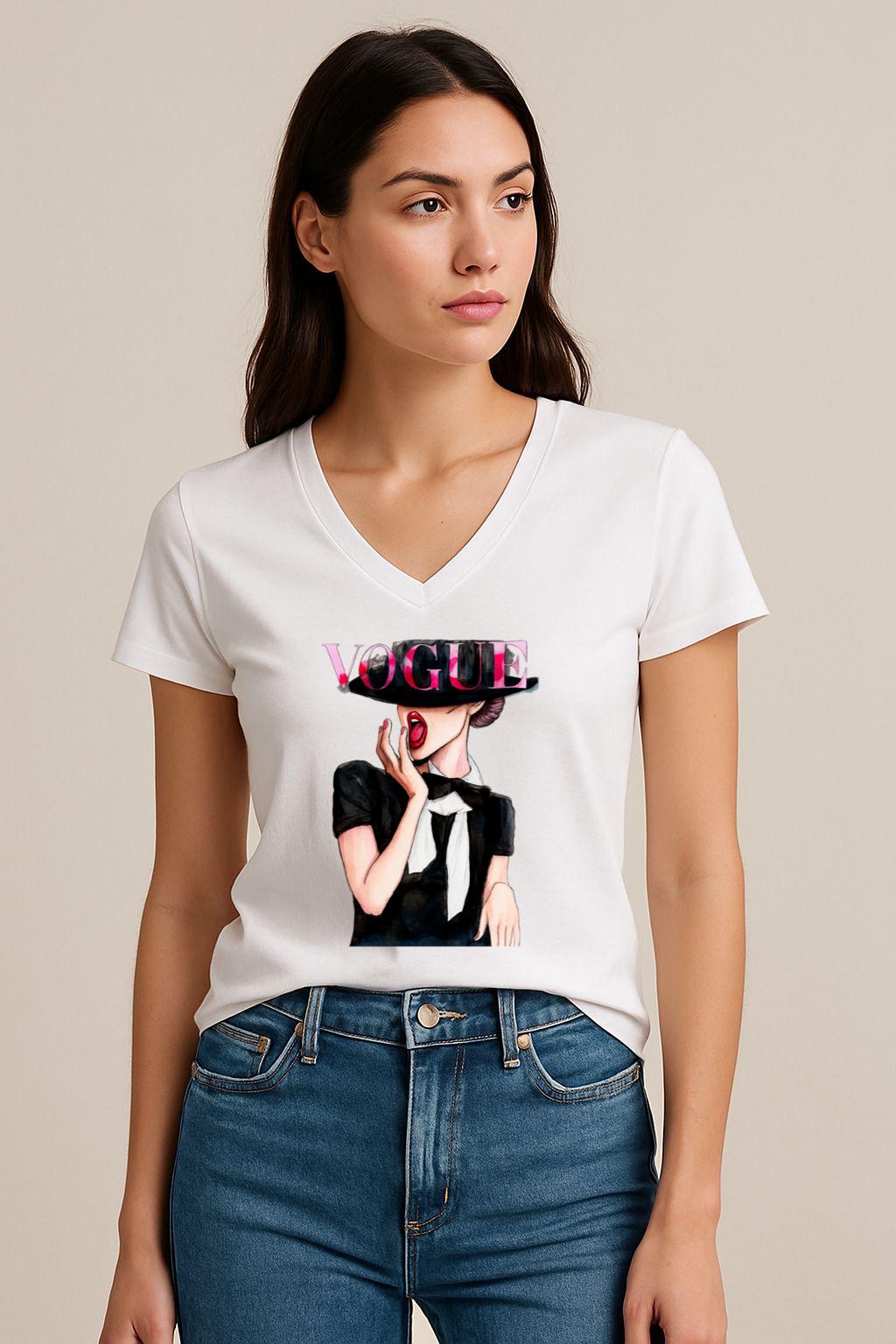 Tricou dama anchior din bumbac 100% Elegant