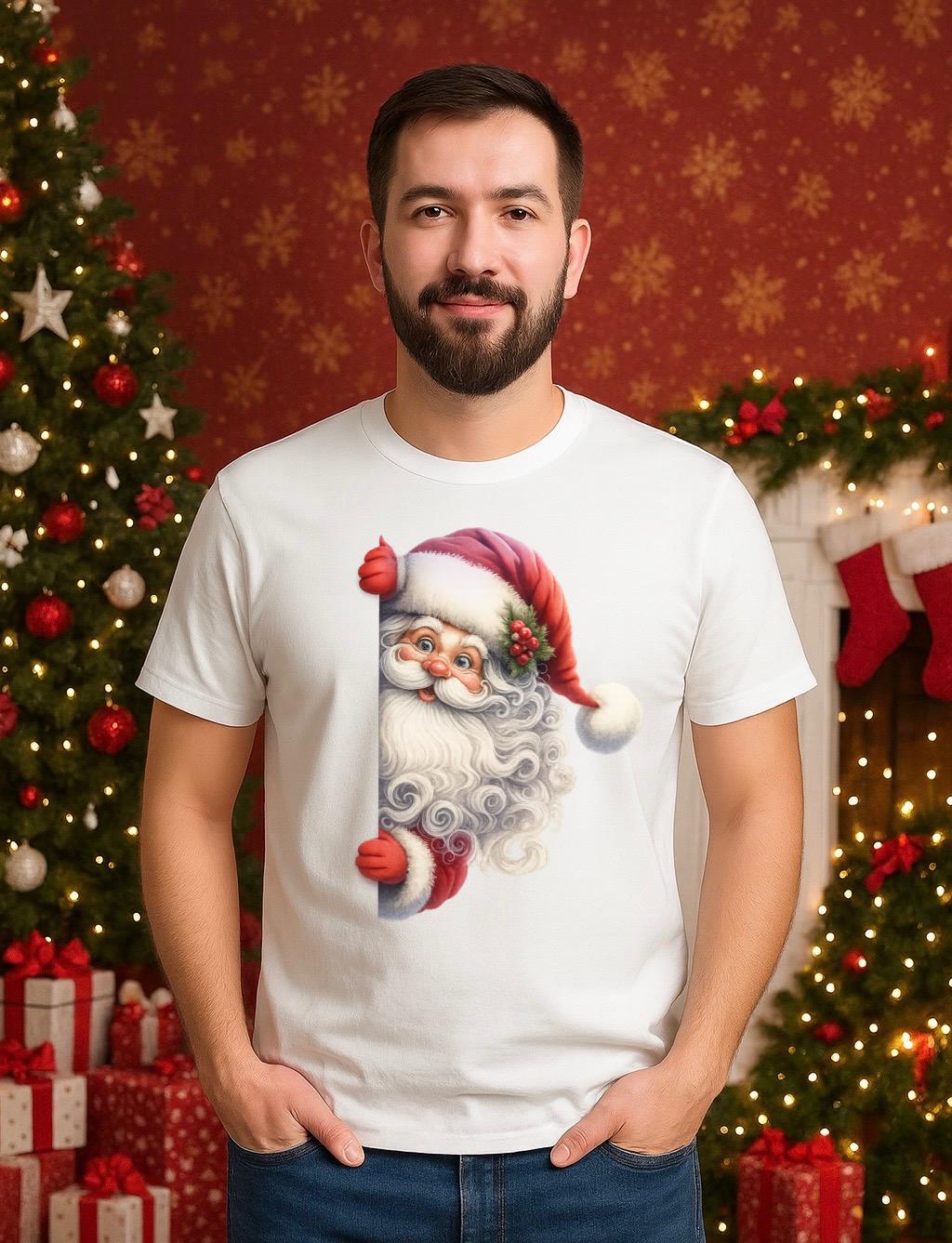 Tricou din bumbac 100% Santa surprise