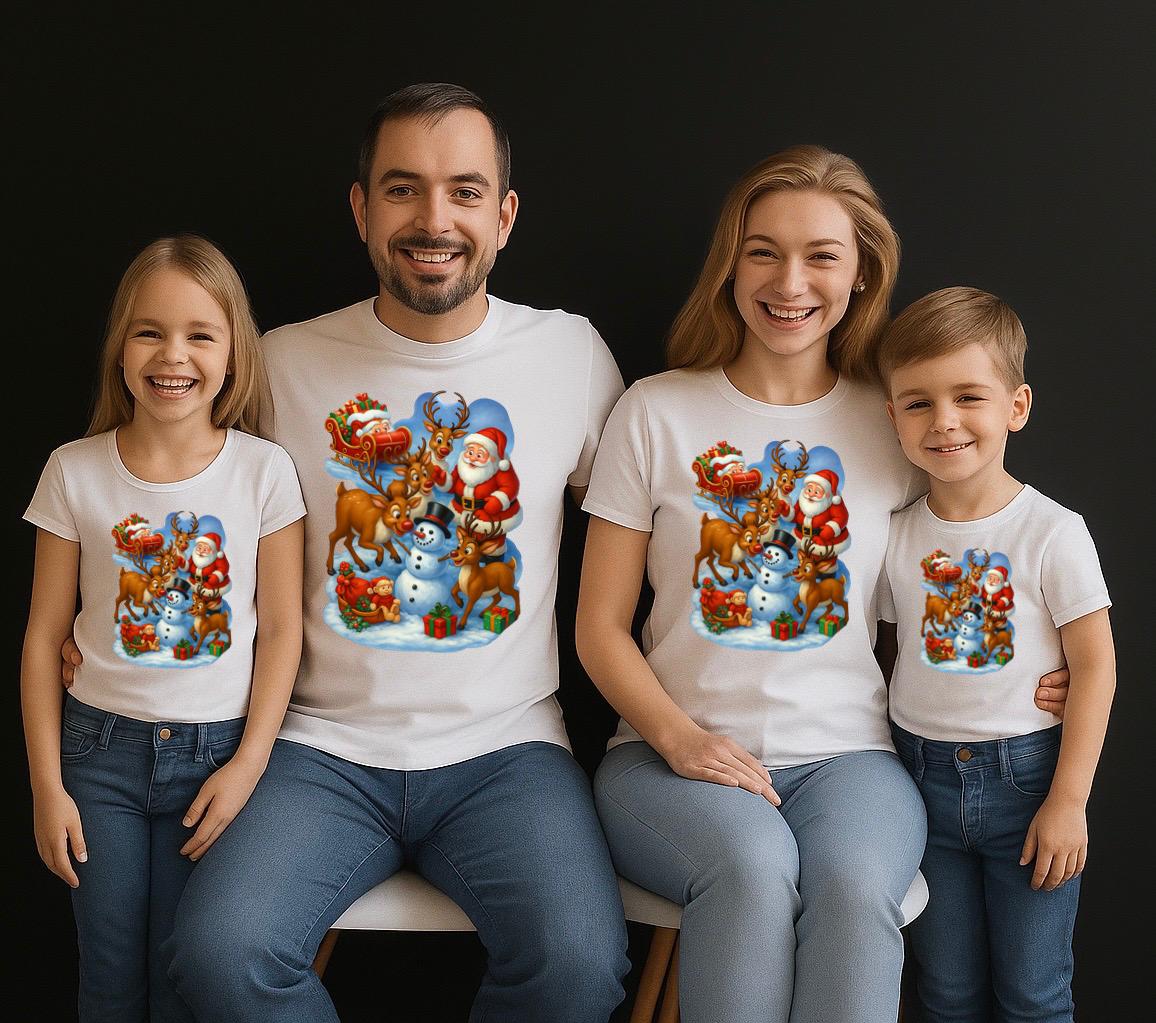 Tricouri Familie Santa