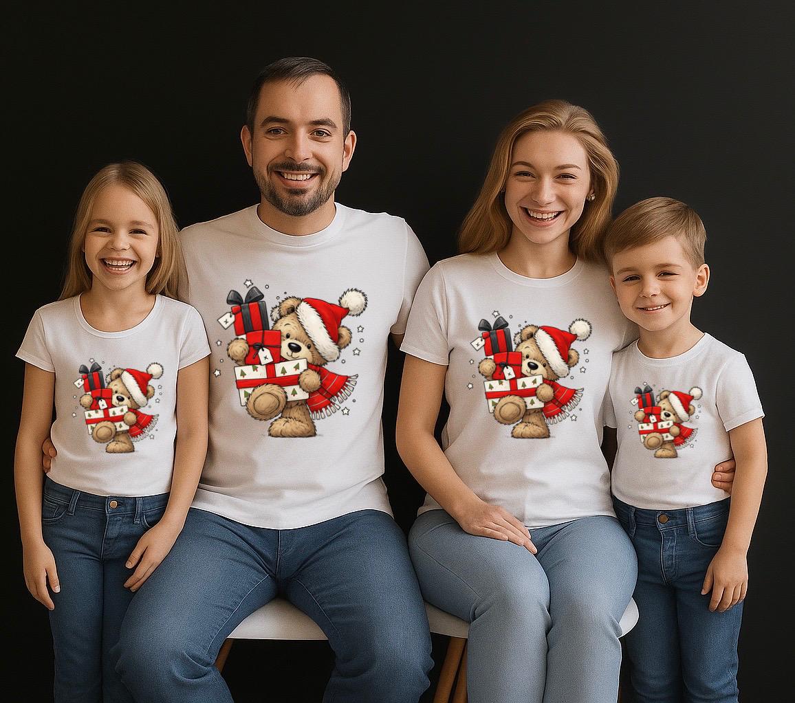 Tricouri Familie Red bear