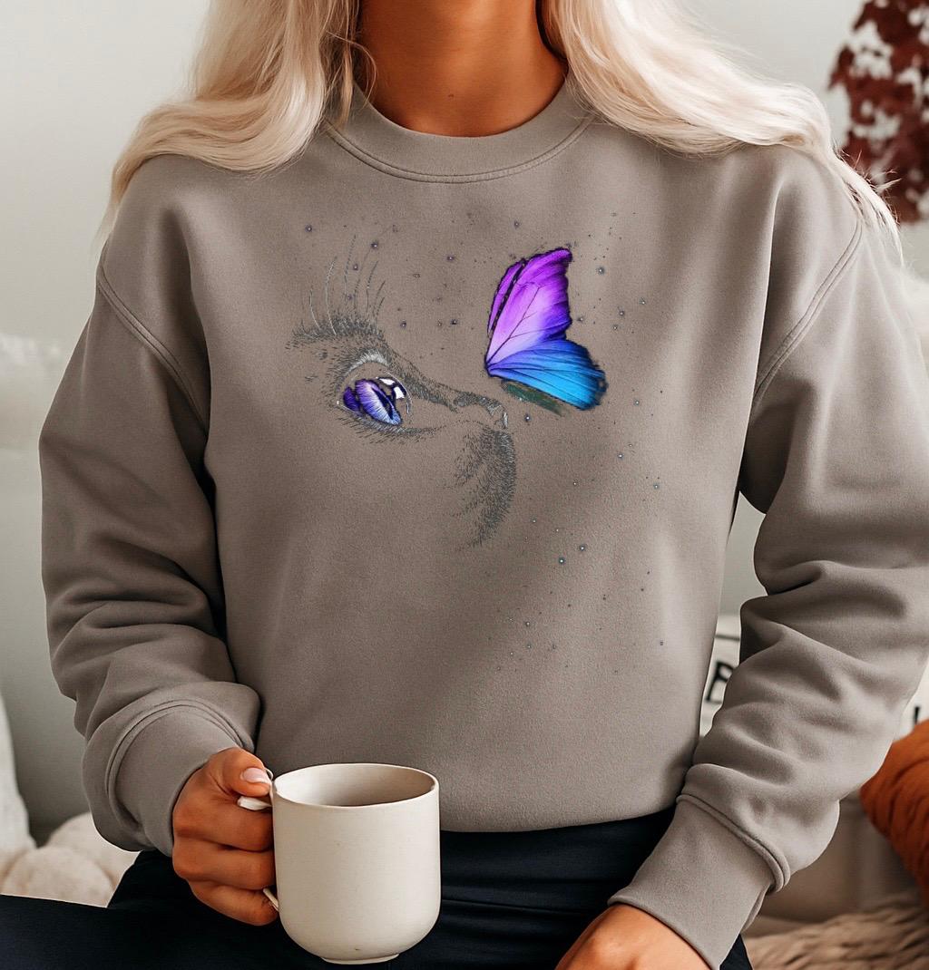 Bluza gri din bumbac 100% Cat