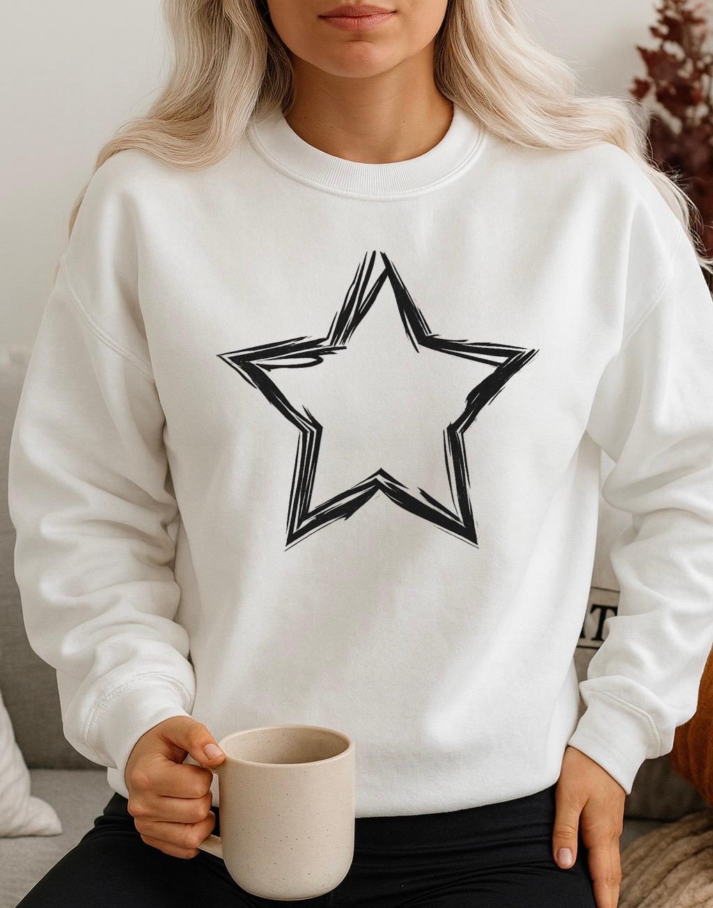 Bluza alba din bumbac 100% One star