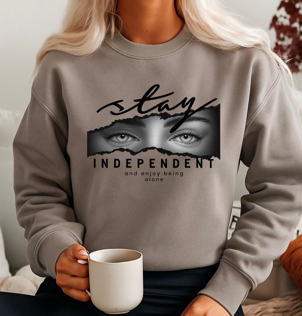 Bluza Cappuccino Dama din Bumbac 100% Stay independent