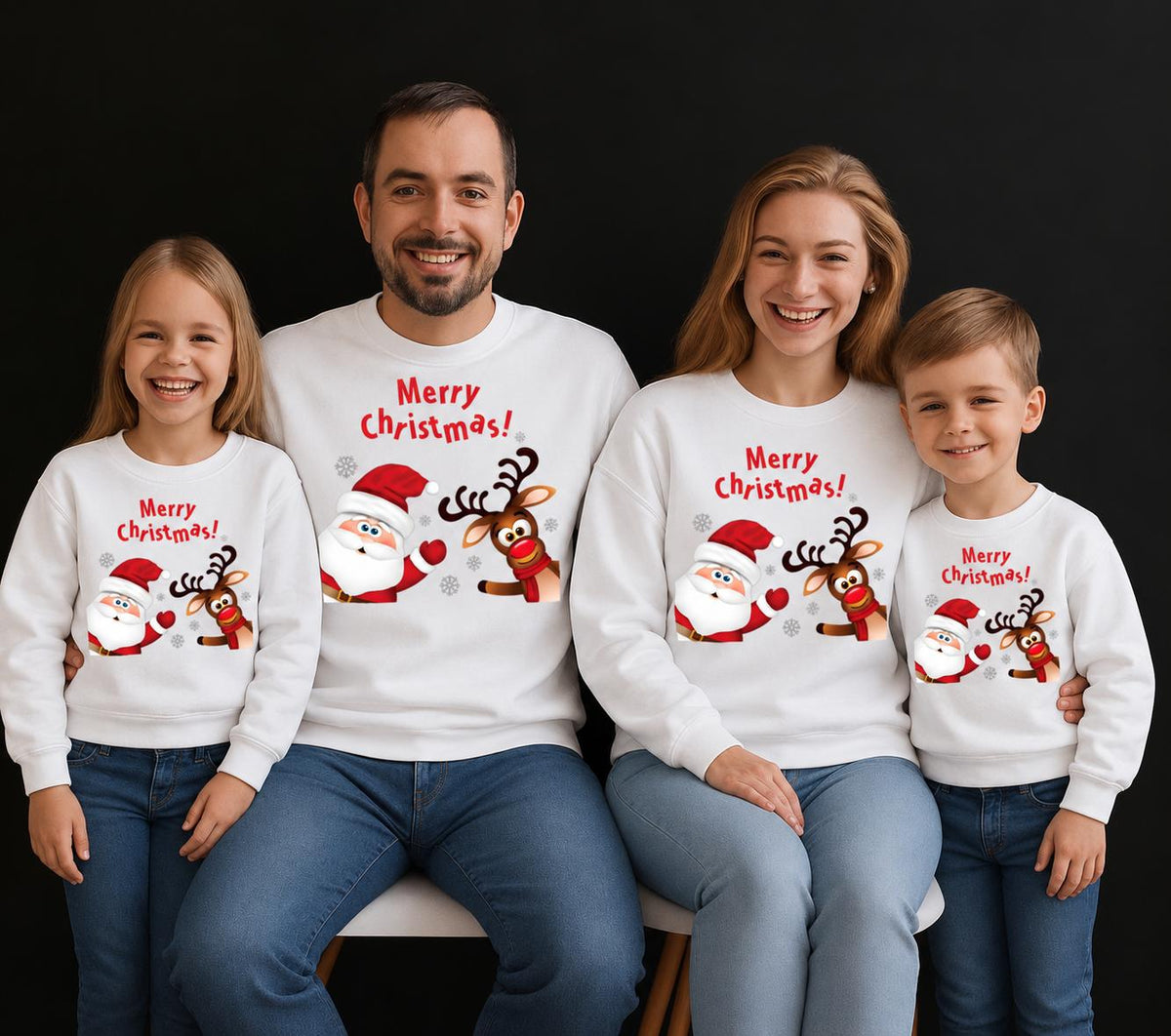 Bluze Familie Craciun Fericit