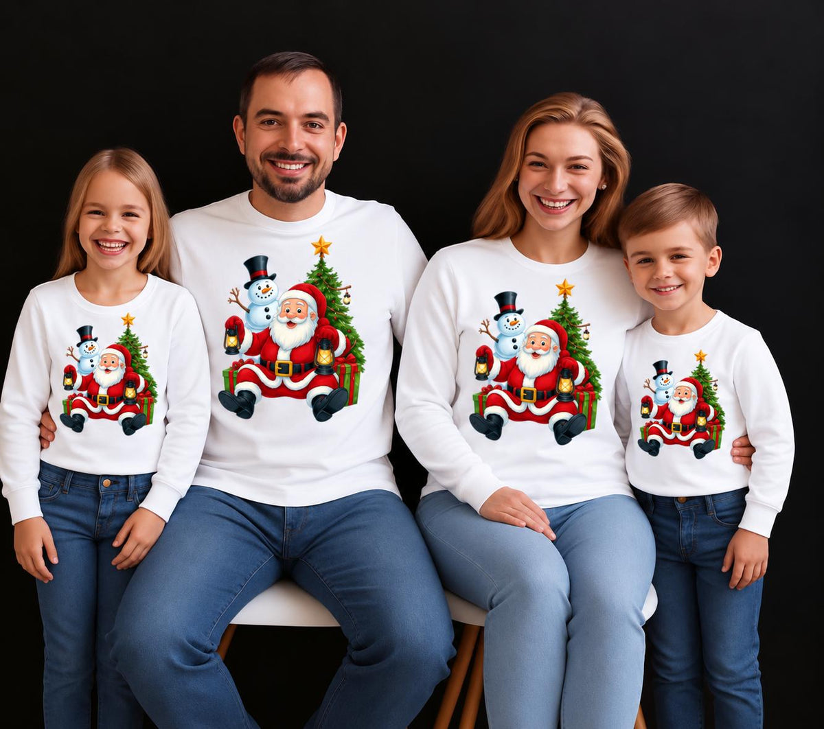 Bluze Familie Mos craciun