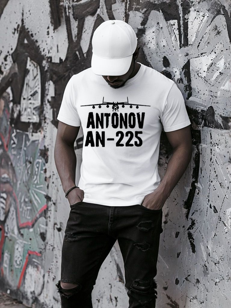 Tricou alb din bumbac 100% Antonovan-225
