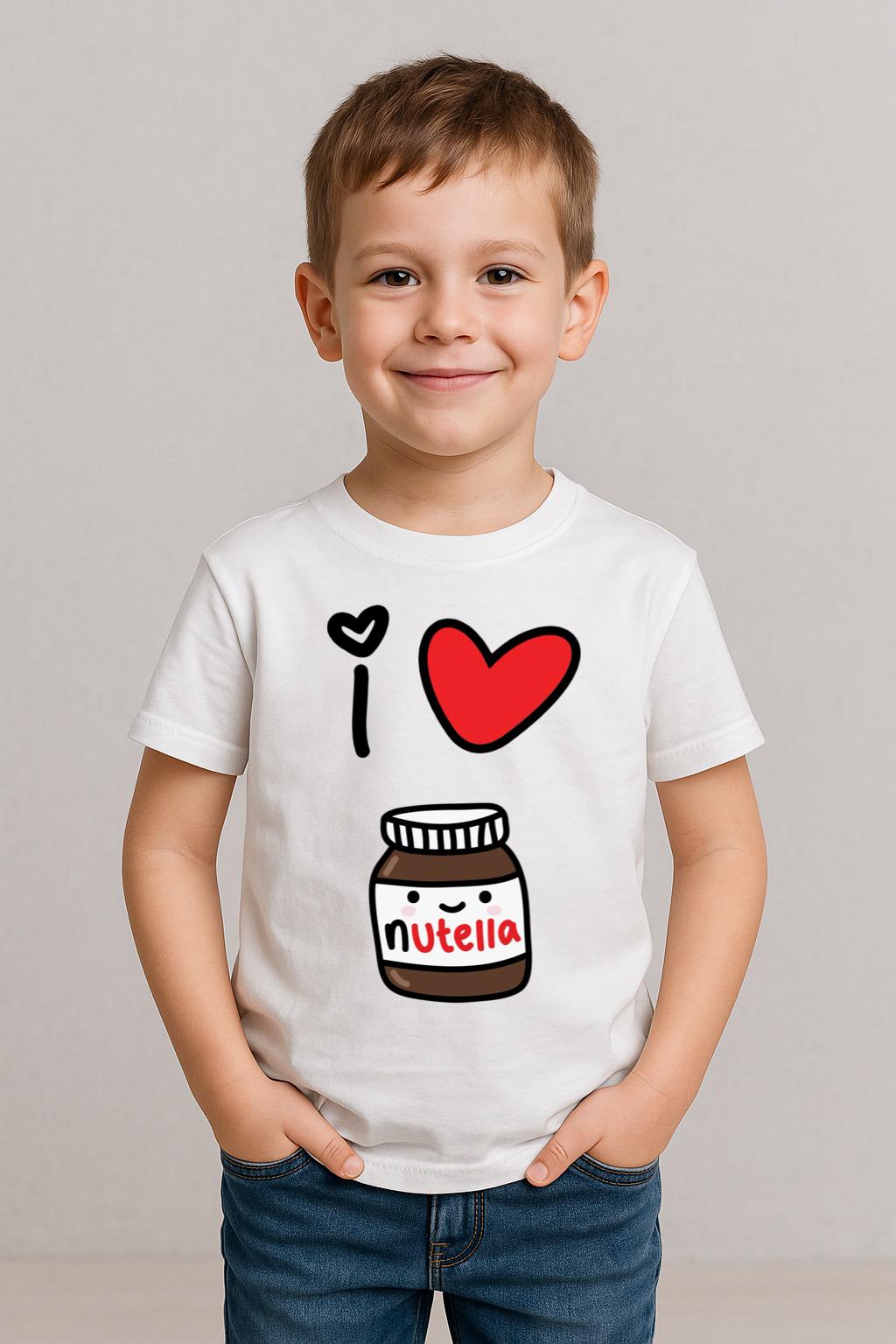 Tricou Copii I Love Nutella