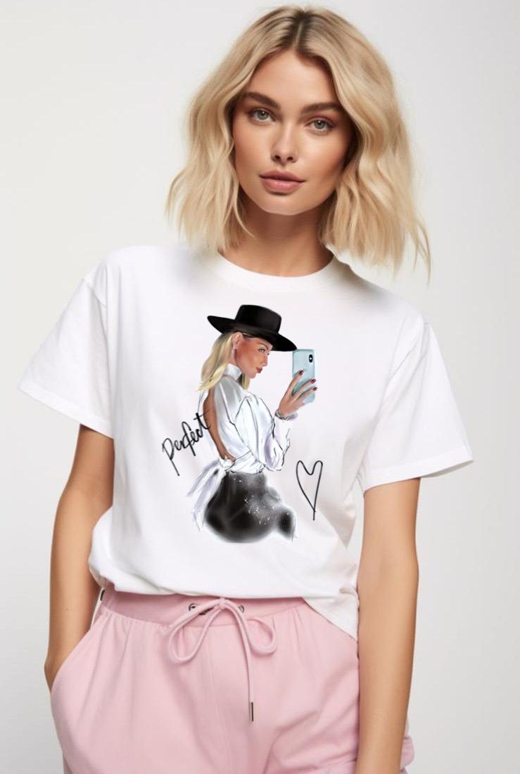 Tricou dama din bumbac 100% Ready For Party