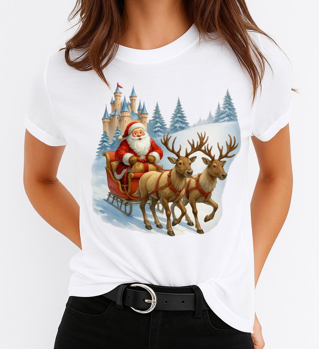 Tricou din bumbac 100% Christmas Walk