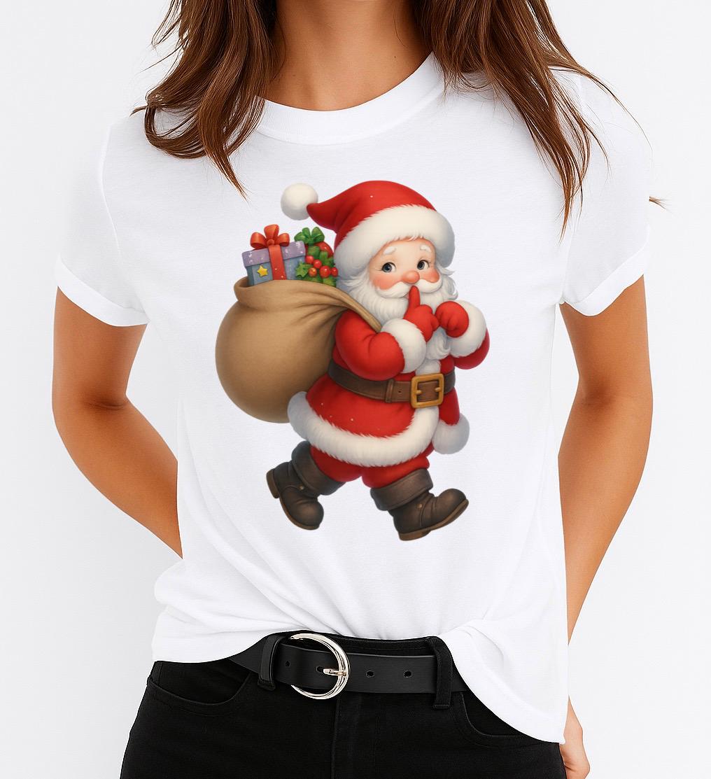 Tricou din bumbac 100% Silent Christmas