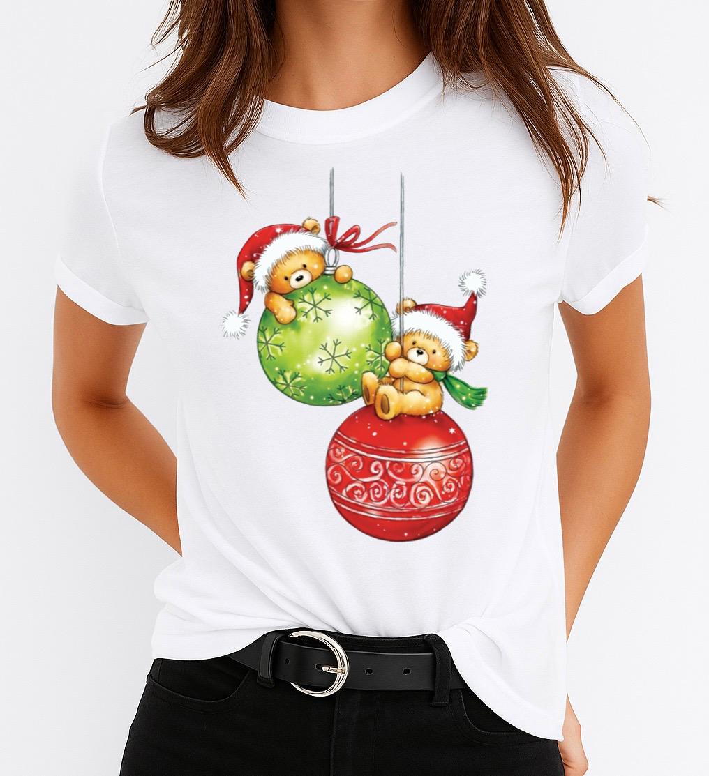 Tricou din bumbac 100% 2 Globuri