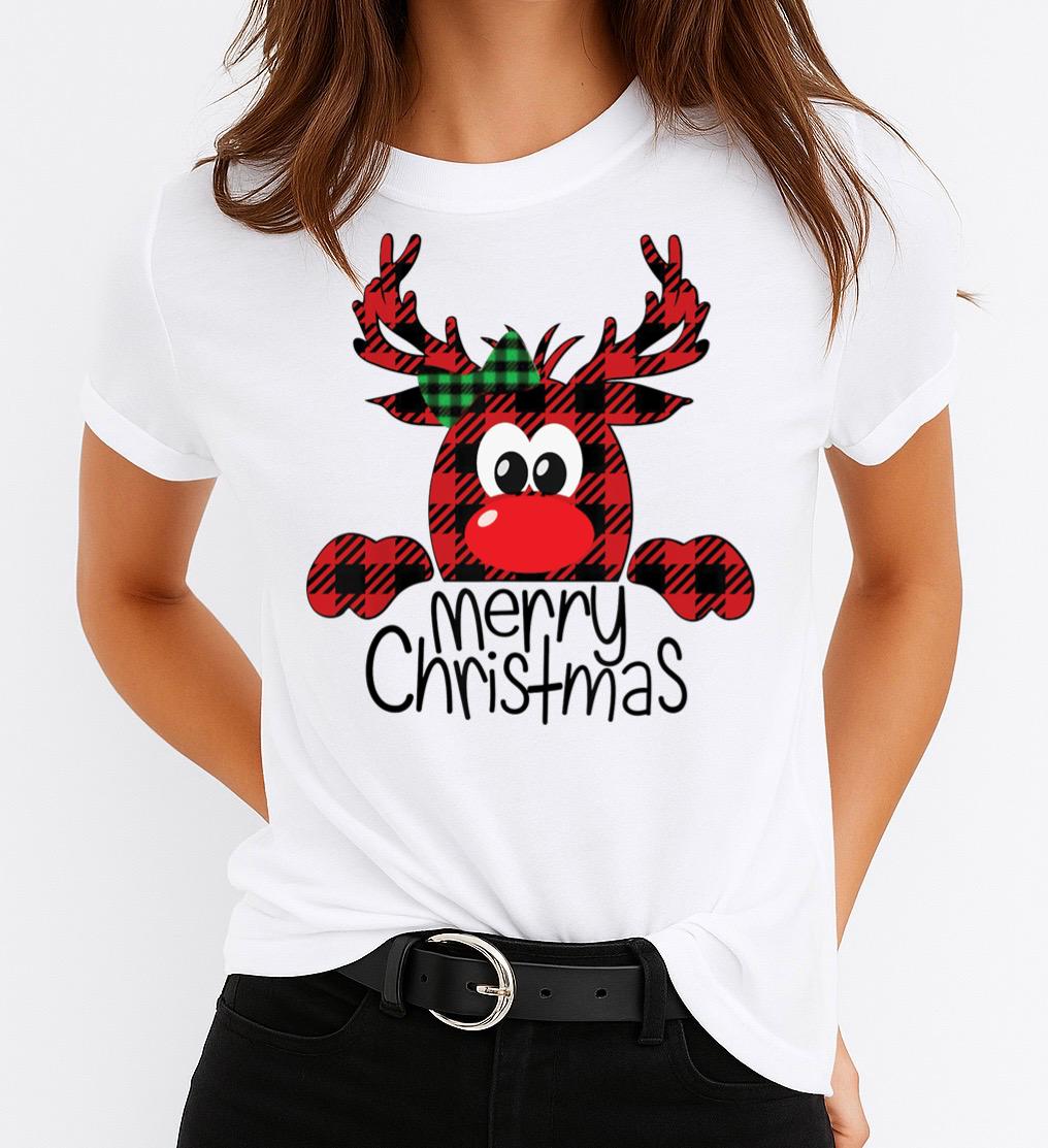 Tricou din bumbac 100% Merry Christmas 3
