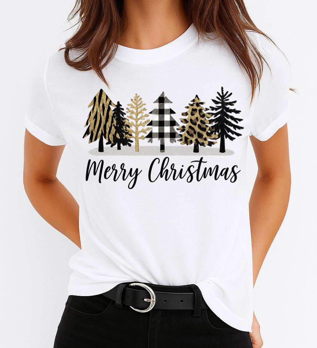 Tricou din bumbac 100% Merry Christmas 17 - MonCherie