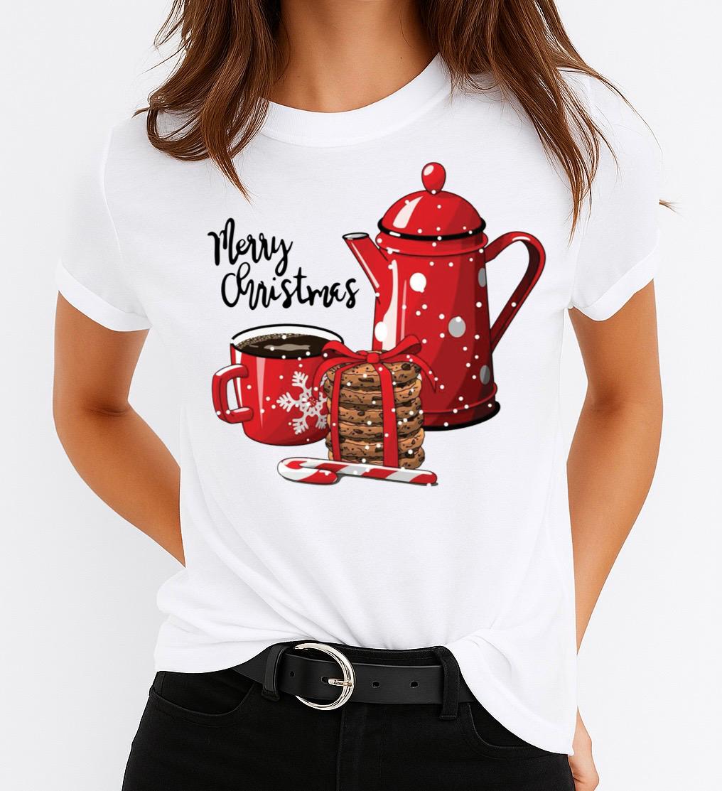 Tricou din bumbac 100% Craciun Fericit 5