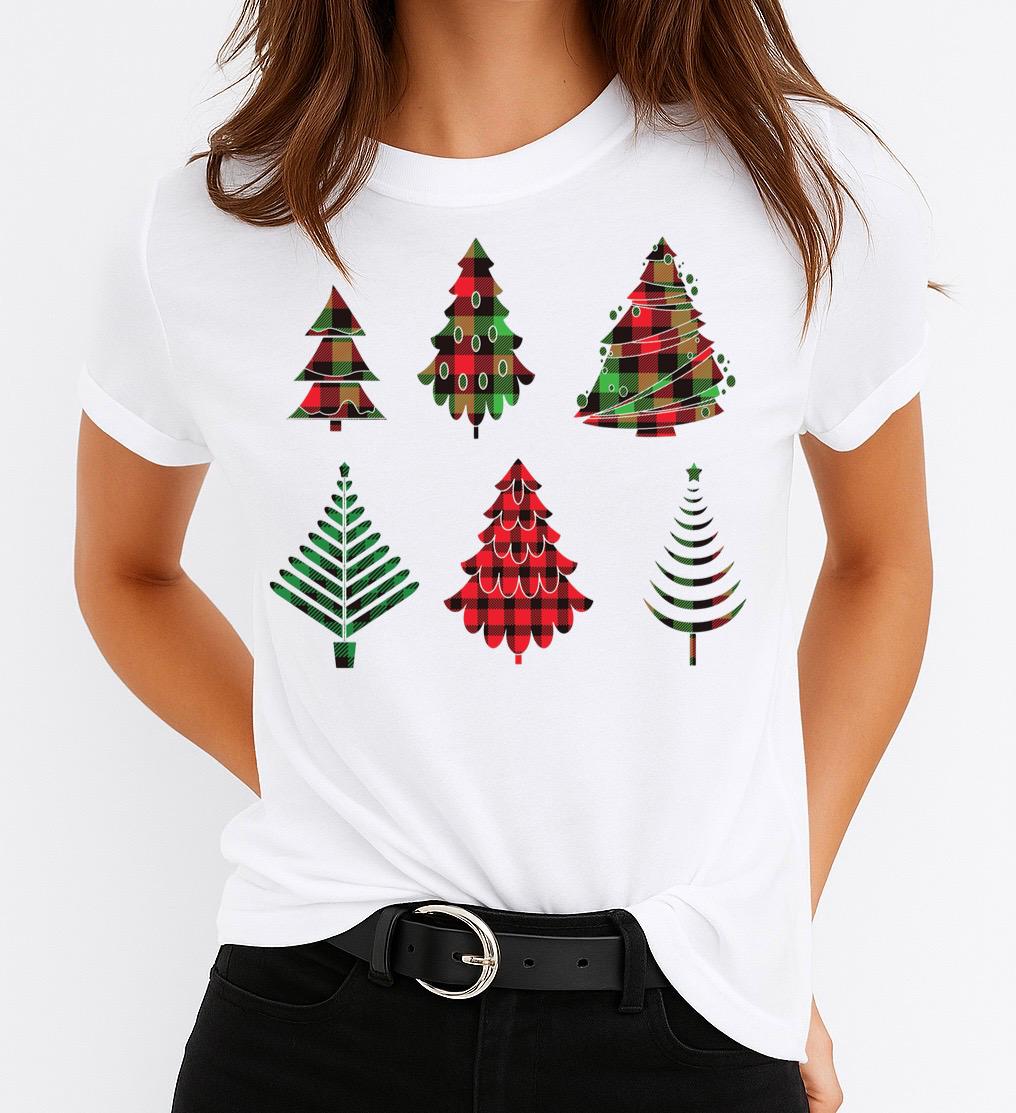 Tricou din bumbac 100% Brazi de Craciun 2 - MonCherie