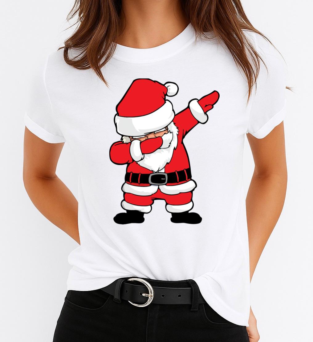 Tricou din bumbac 100% Mos Craciun 4