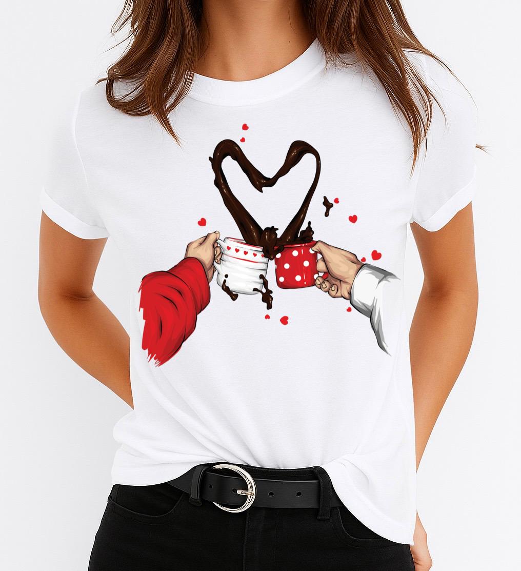 Tricou din bumbac 100% Sweet Heart - MonCherie