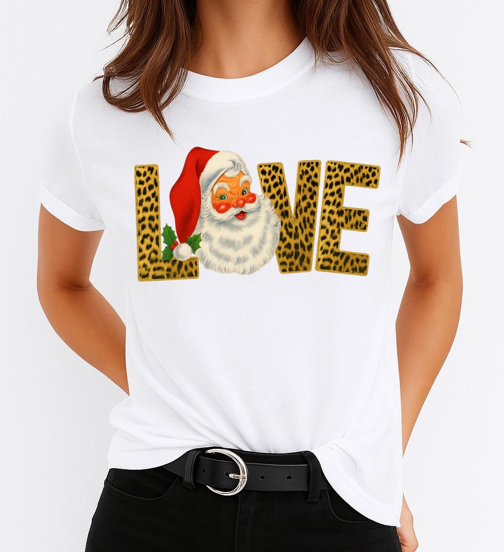 Tricou din bumbac 100% Love Christmas - MonCherie
