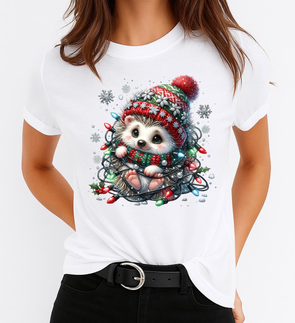 Tricou din bumbac 100% Cute Christmas