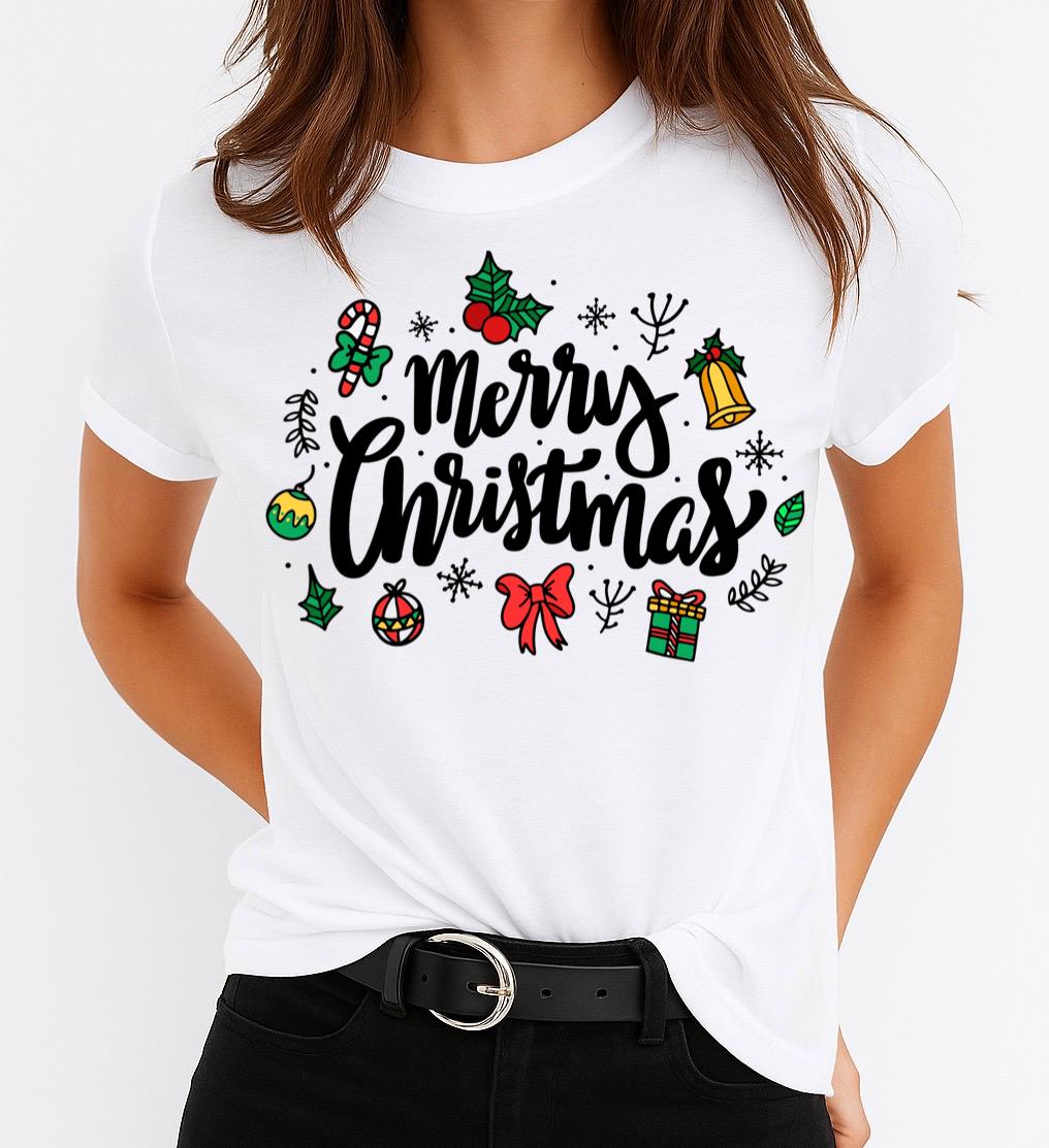Tricou din bumbac 100% Merry Green