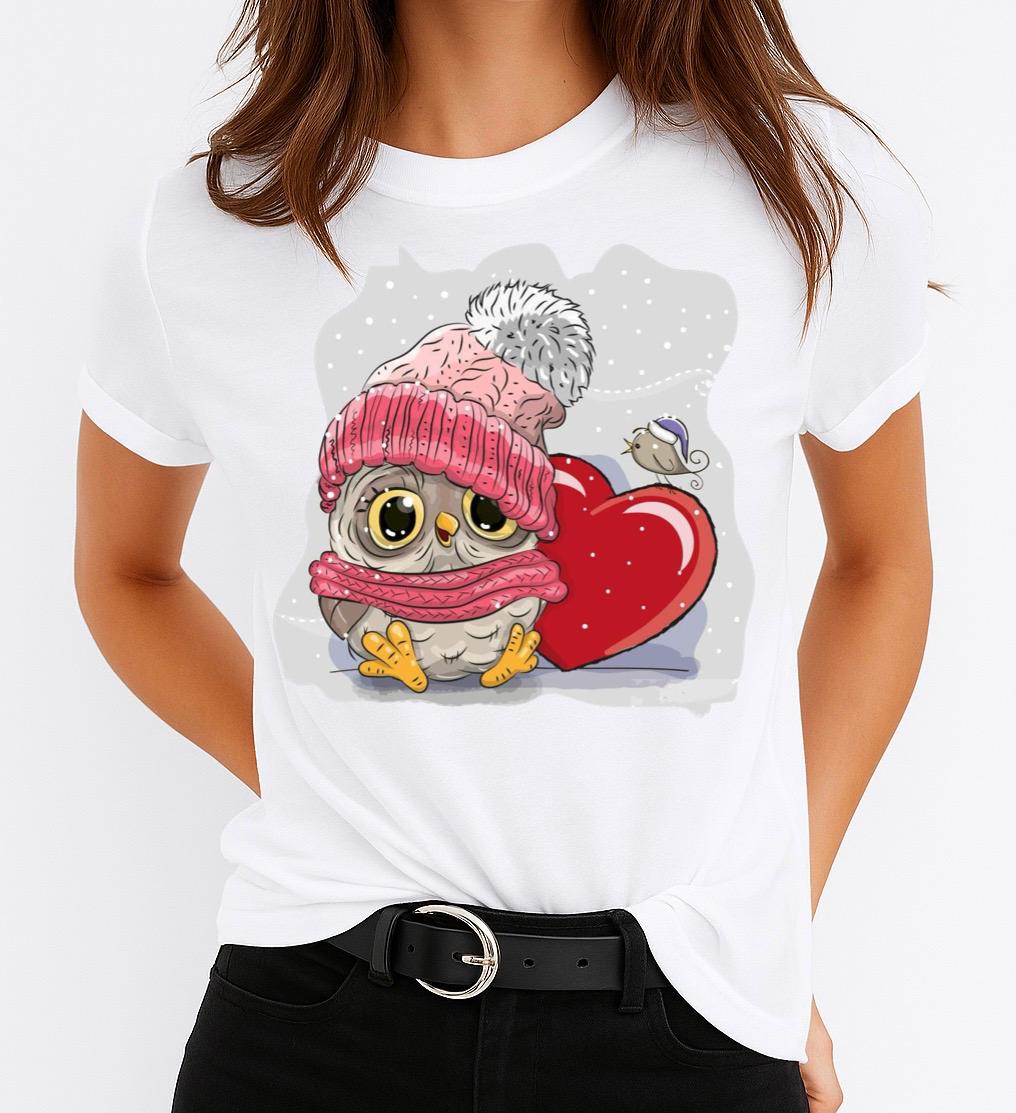 Tricou din bumbac 100% Red Heart Cute