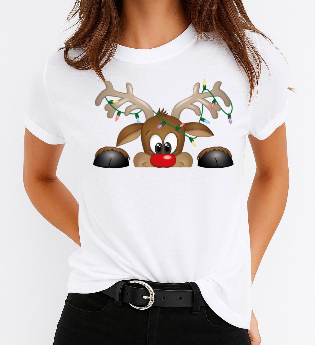 Tricou din bumbac 100% Ren 13