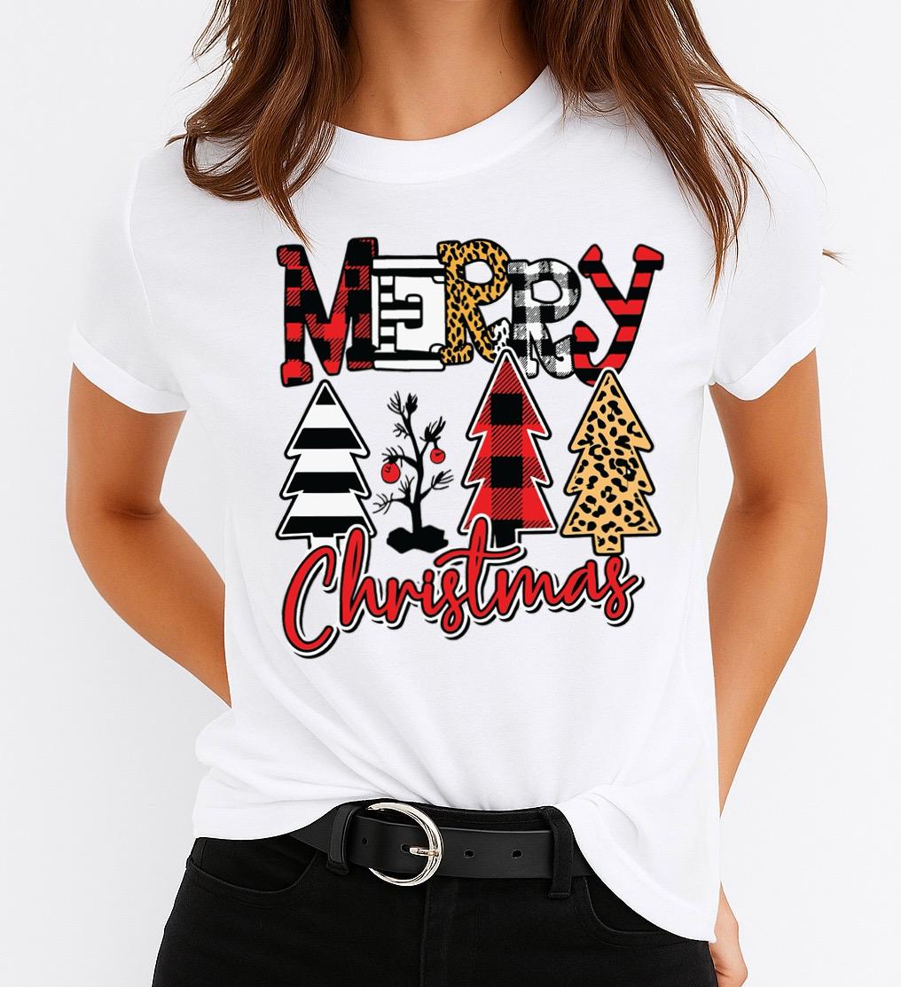 Tricou din bumbac 100% Merry Christmas New