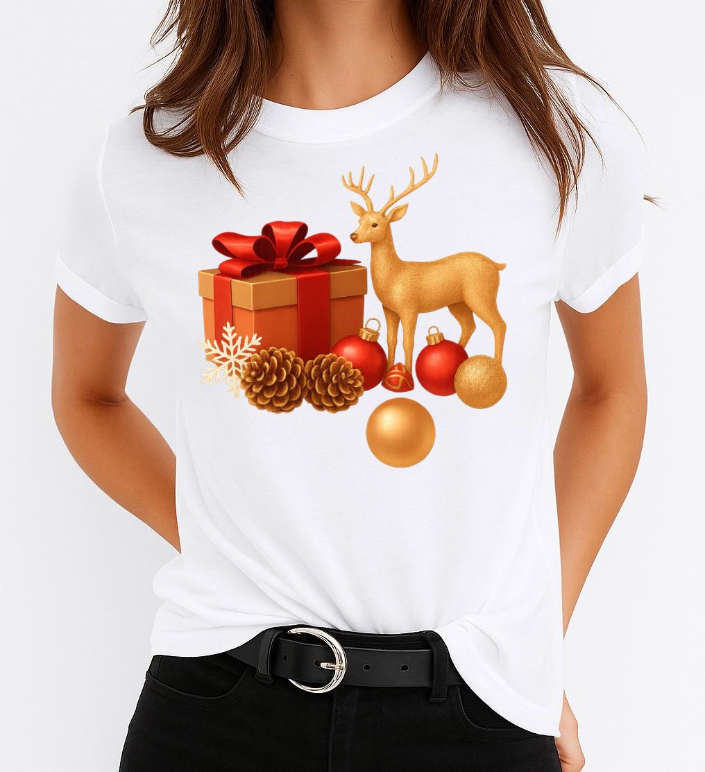 Tricou din bumbac 100% Present