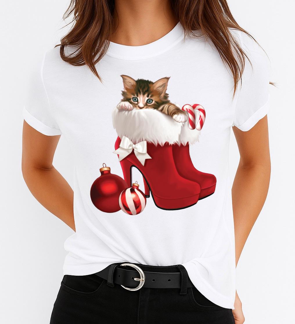 Tricou din bumbac 100% Cadou de Craciun