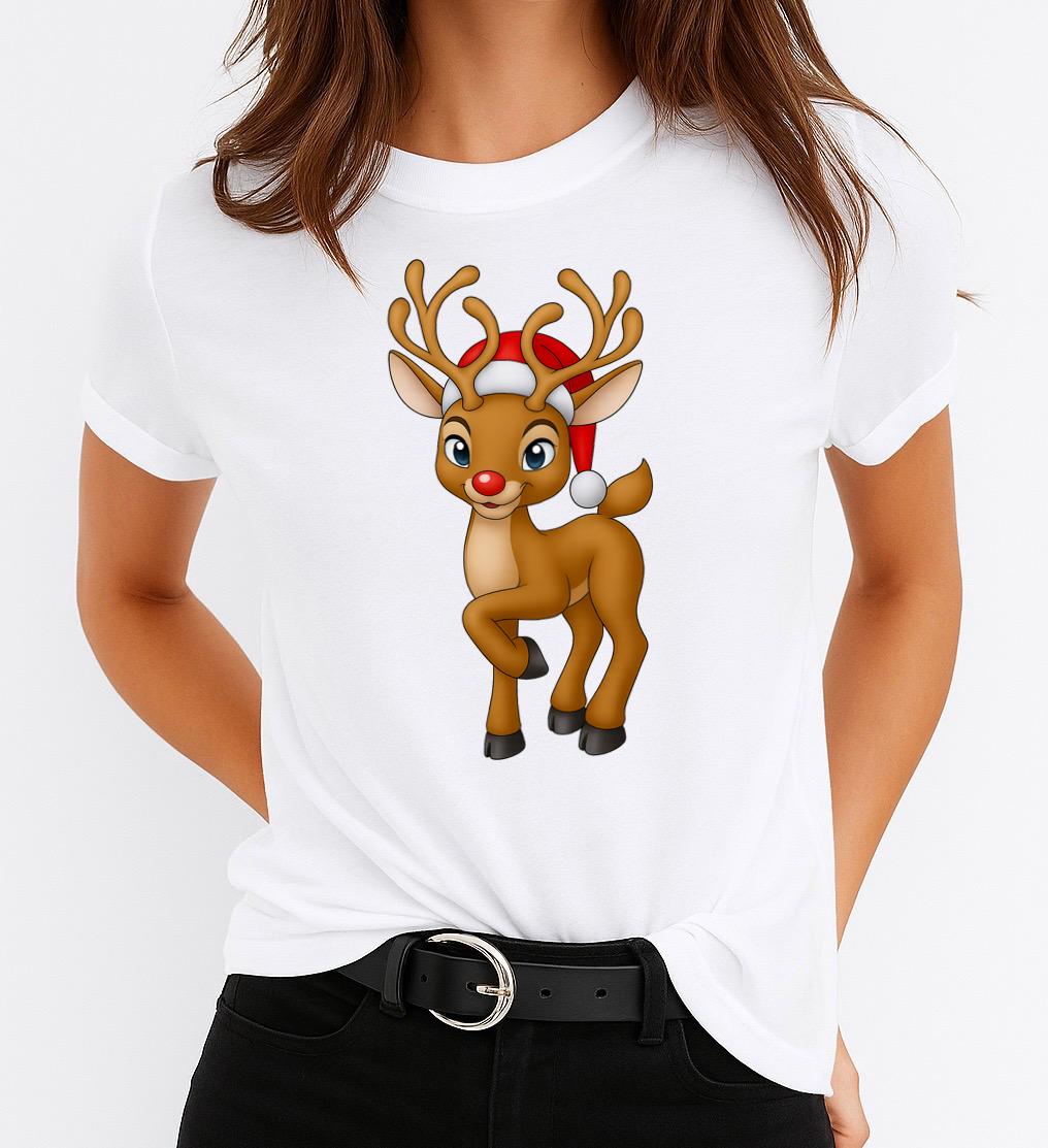 Tricou din bumbac 100% Ren 15