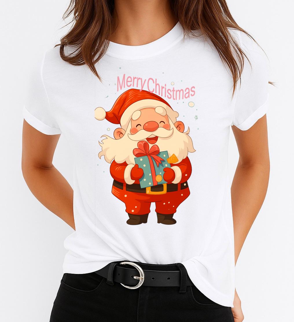 Tricou din bumbac 100% Merry Christmas Gift