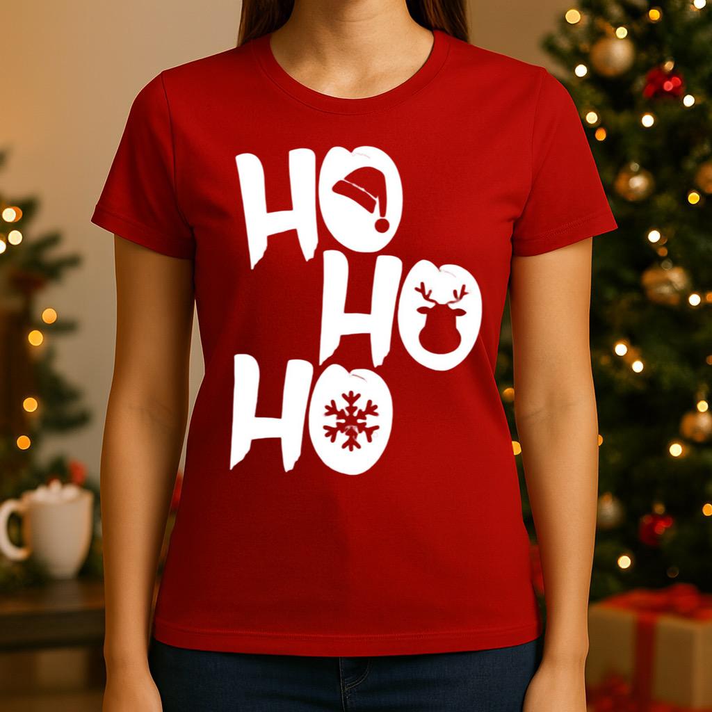 Tricou Red Hohoho – Bumbac 100%