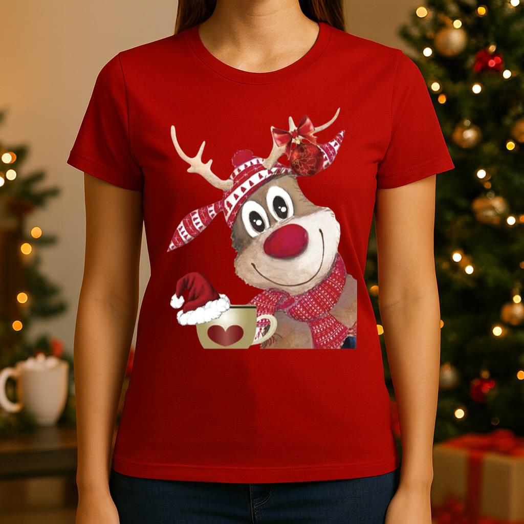 Tricou din bumbac 100% Red Ren 11