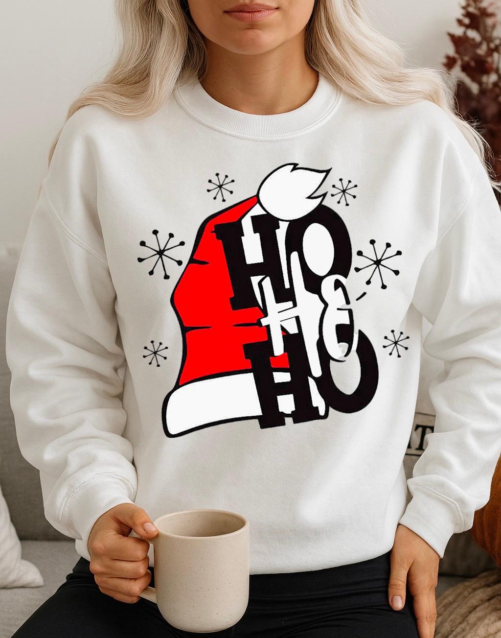 Bluza alba din bumbac 100% HOHOHO Red