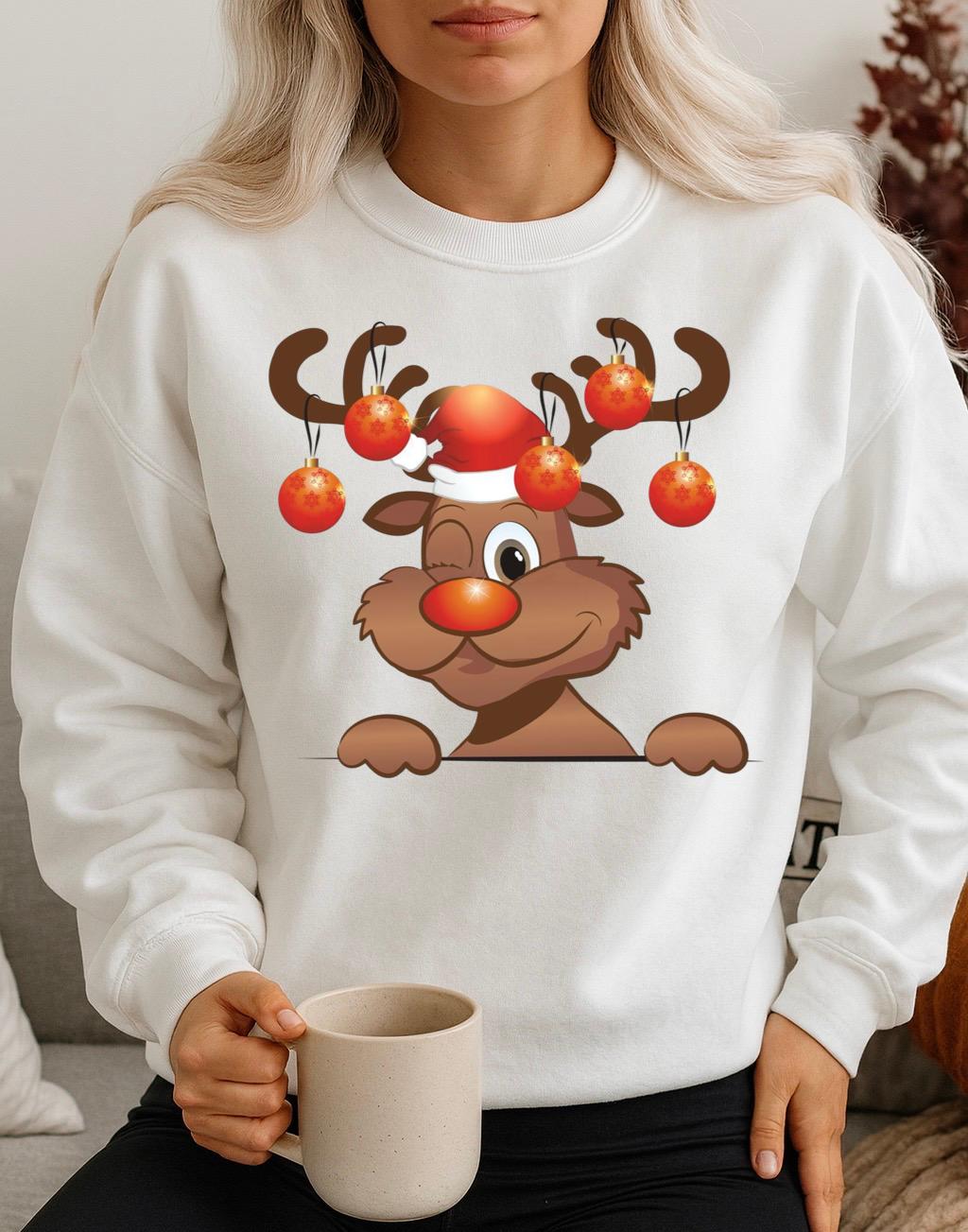 Bluza alba din bumbac 100% Ren