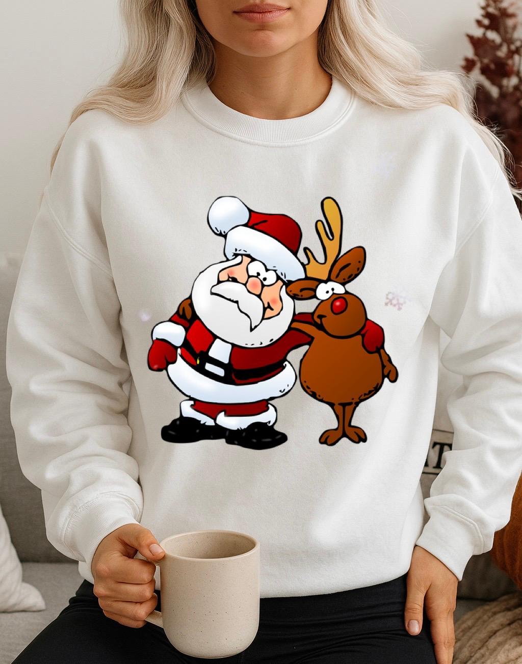 Bluza alba din bumbac 100% Funny Team