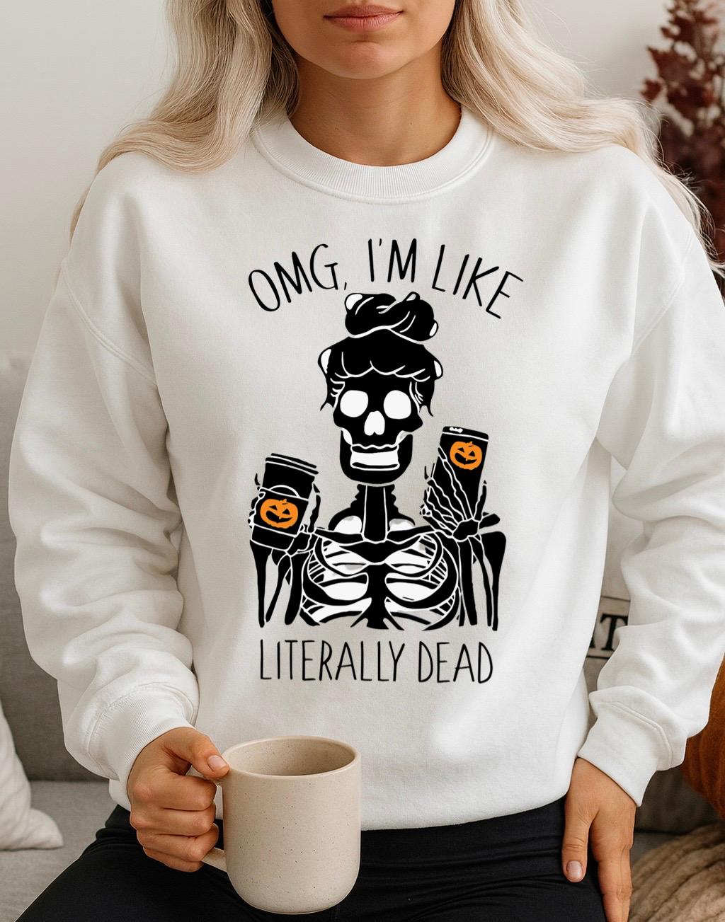 Bluza Alba Dama din Bumbac 100% Halloween 4 - MonCherie