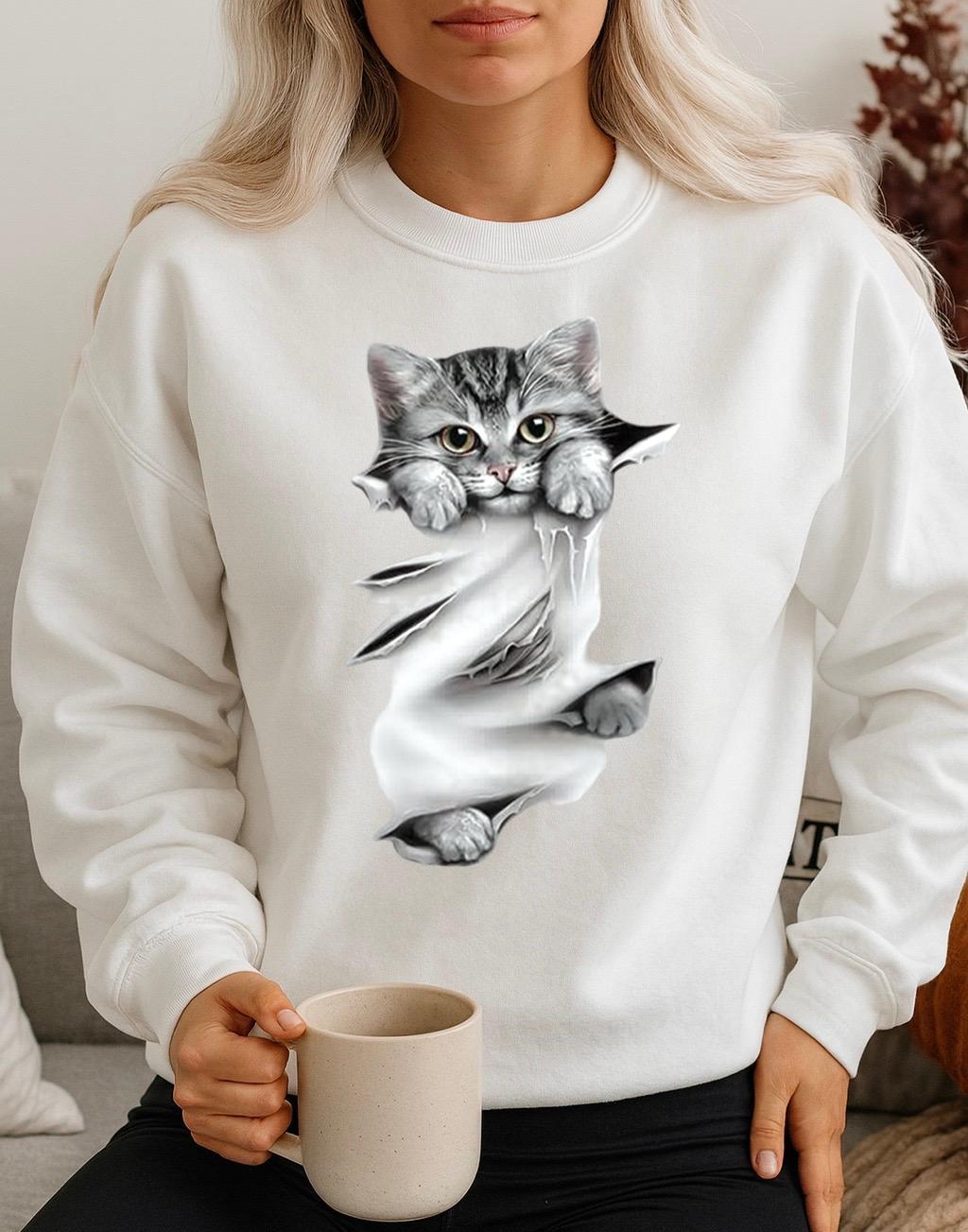 Bluza Alba Dama din Bumbac 100% Cat 3 - MonCherie
