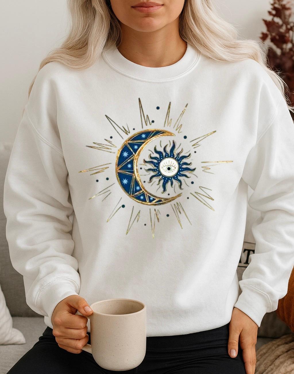 Bluza Alba Dama din Bumbac 100% Semiluna